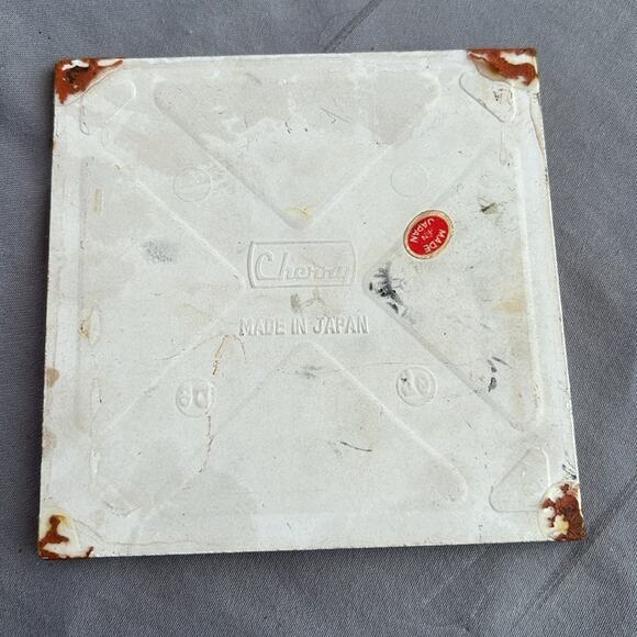 Antique Cast Iron Trivet Flower Power - Picture 6 of 6